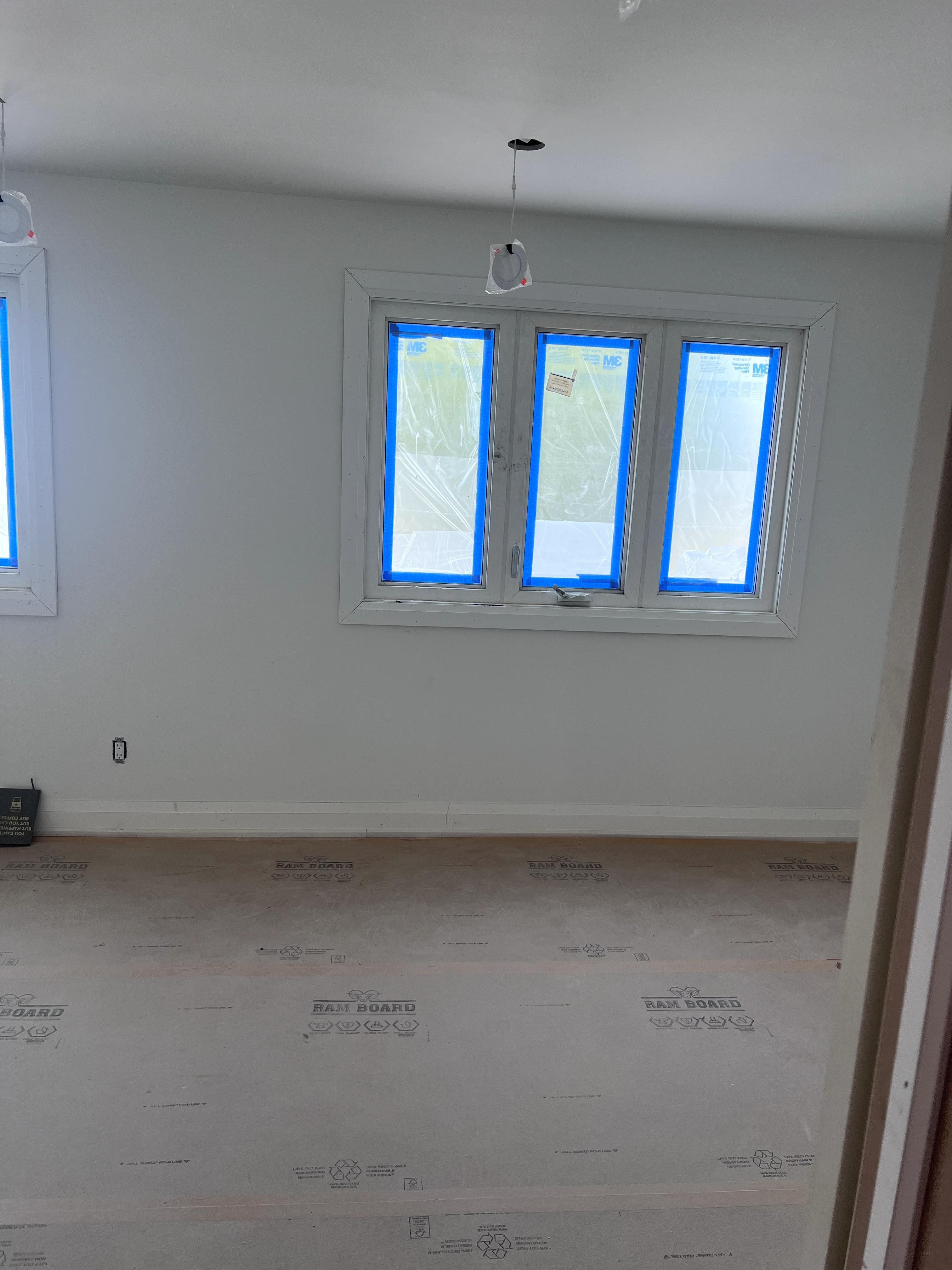 Pot light wiring layout and ceiling preparation